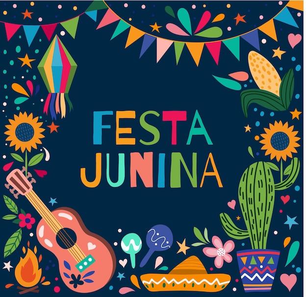 Festa junina facebook banner