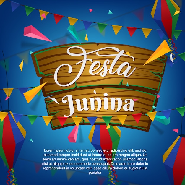 festa junina fundo feriado