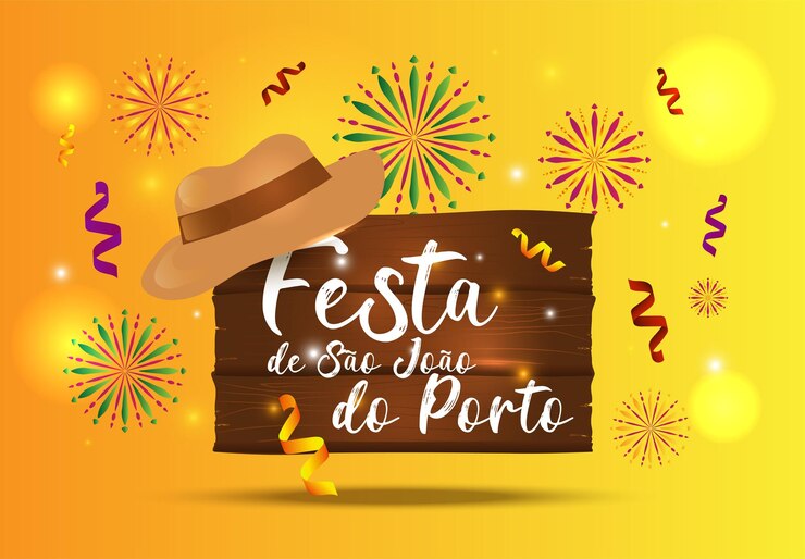 Vetor festa junina são joão modelo de fundo de celebração de festa de festival vetor conceito de banner de design de cartaz