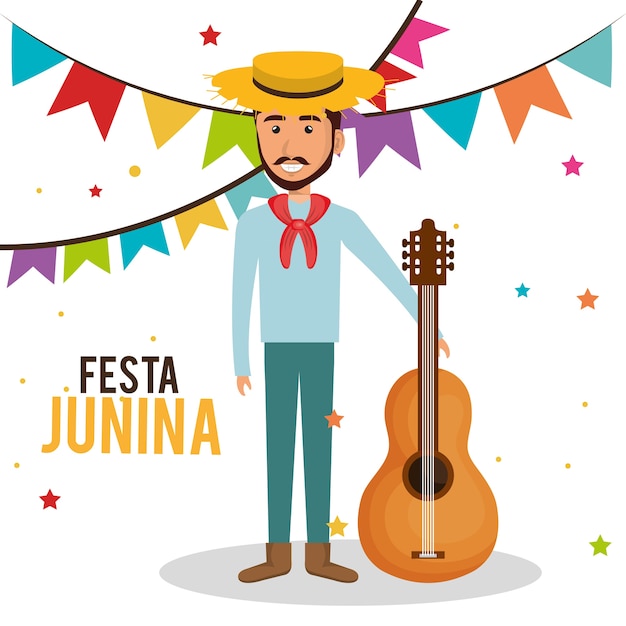 Vetor festa junina