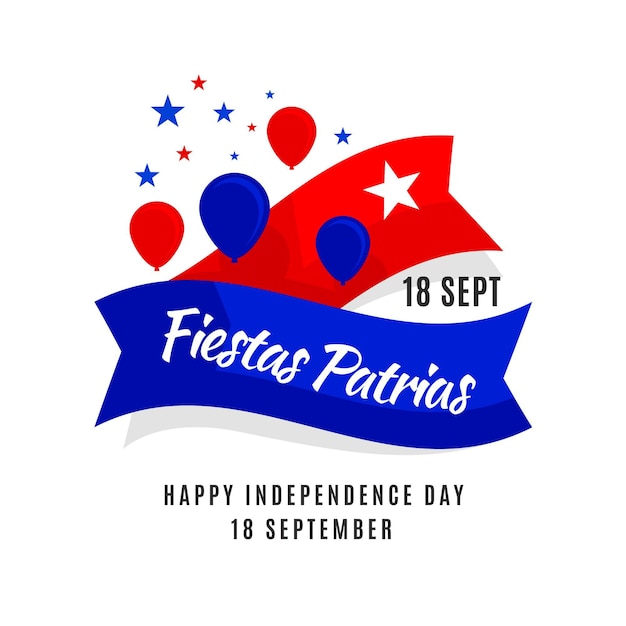 Festas patrias do chile com balões