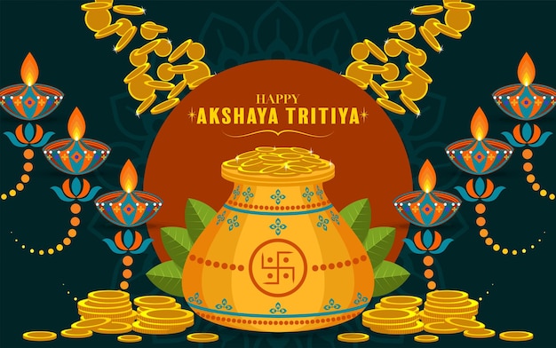 Festival religioso indiano akshaya tritiya celebration