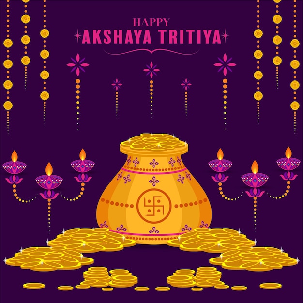 Festival religioso indiano akshaya tritiya celebration