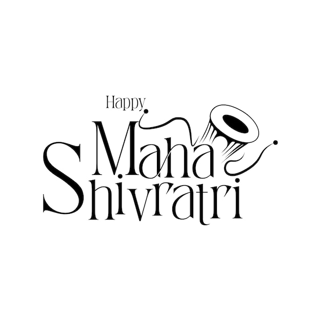 Festival religioso indiano happy maha shivratri