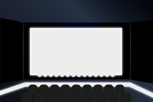 Filme de fundo de iluminação de cinema
