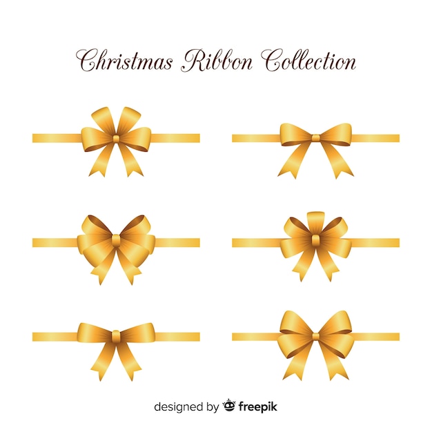 Fitas de Natal elegante com design realista