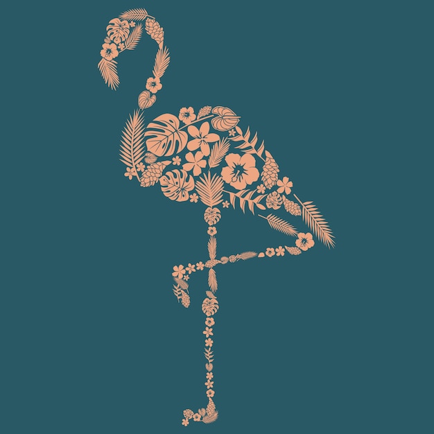 Vetor flamingo