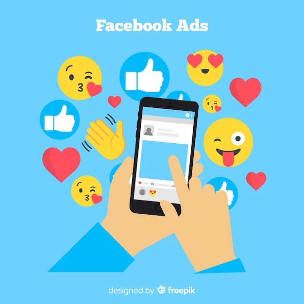 Flat celular com emojis