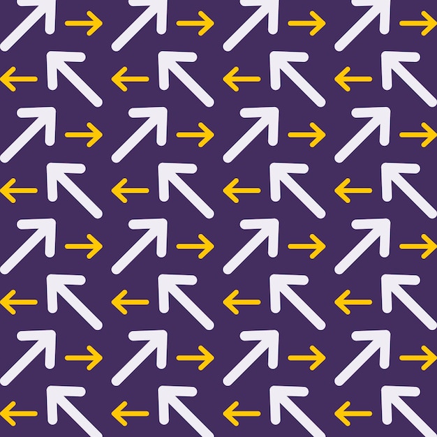 Flecha para baixo impressionante padrão repetitivo multicolor de tendência vector ilustração de fundo