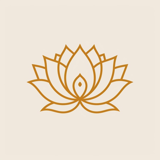 Vetor flor de lótus flor pétala planta beleza natureza zen meditação paz serenidade yoga símbolo logotipo