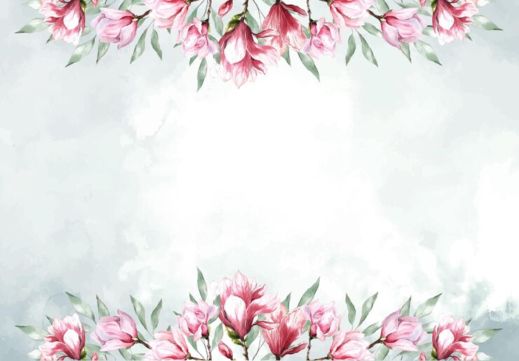 Vetor flor de magnolia fresca ilustração de aquarela botânica desenho floral pétalas florescentes primavera tropica