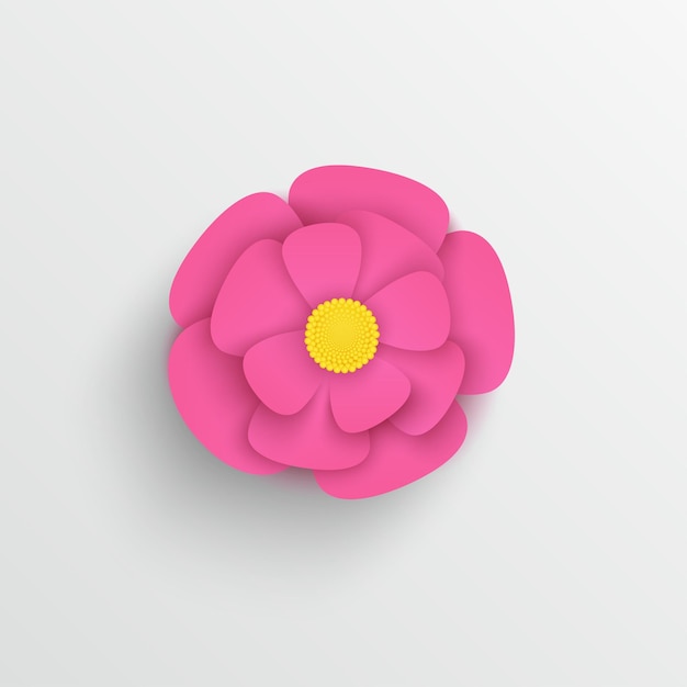 Flor de papel Rosas brancas cortadas de papel Decorações de casamento Buquê de noiva decorativo