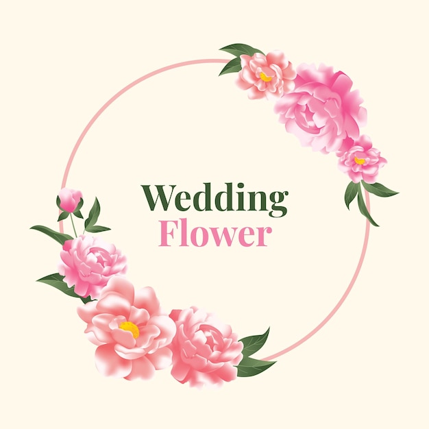 Flor de peônia para decoração de casamento