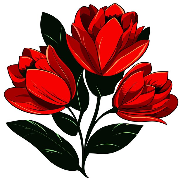 Flor de tulipas