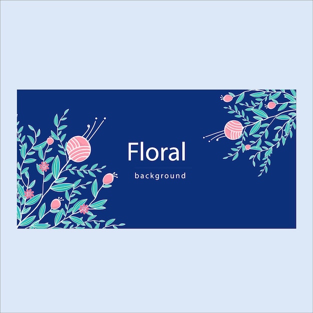 Vetor floral background