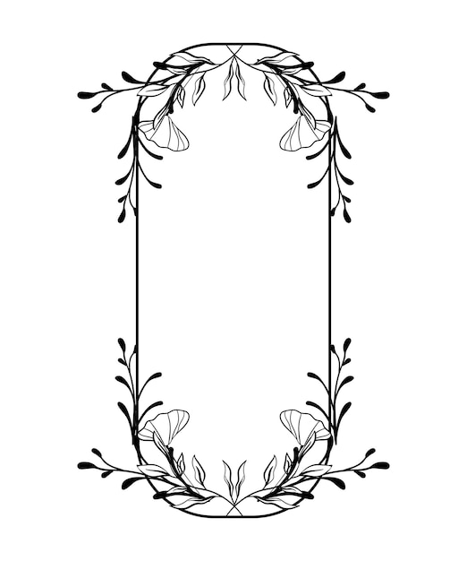 Floral frame