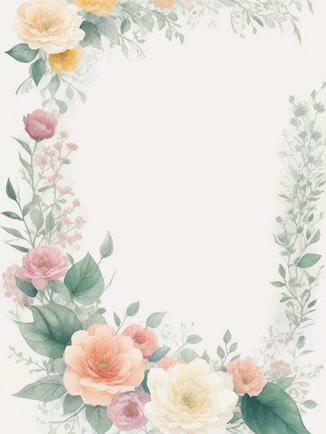 Floral frame