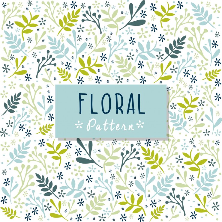 Vetor floral verde