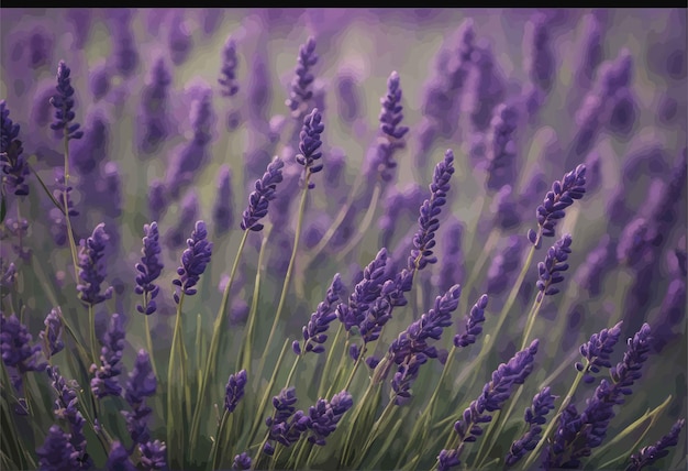 flores de lavanda no campo de lavanda flores de lavande no campo flores de lavenda no campo de Lavanda