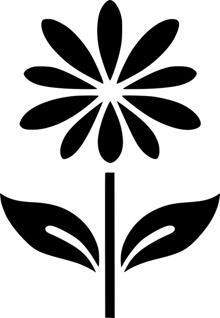 Flower logo vector de alta qualidade ilustração vetorial ideal para gráficos de t-shirts