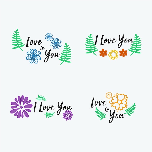 Flower love background