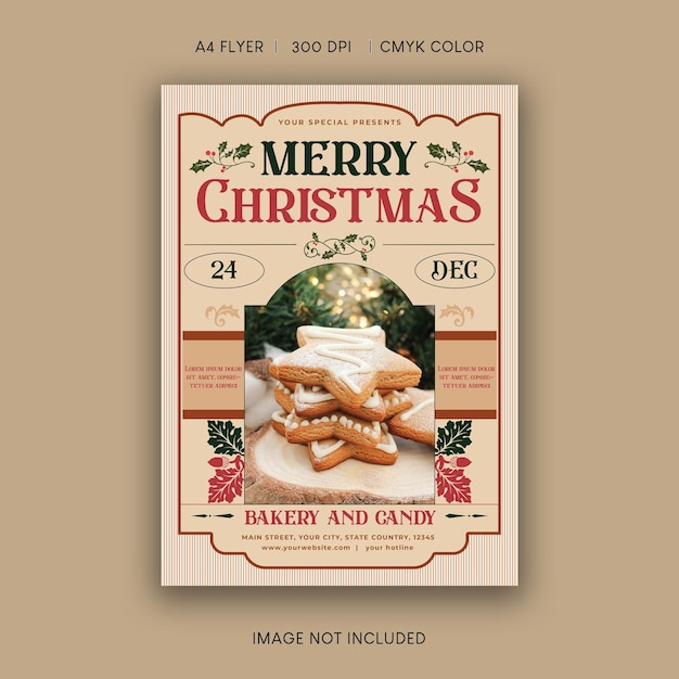 Flyer da Festa de Natal