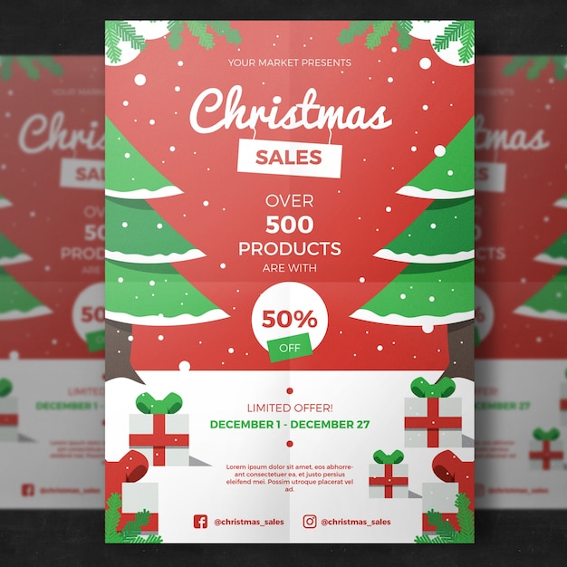 Flyer de natal