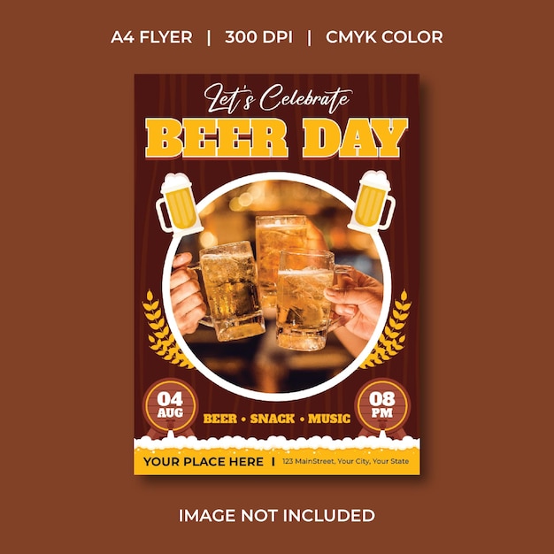 Flyer do Dia da Cerveja