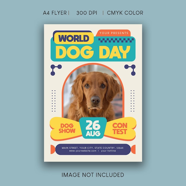 Flyer do Dia Mundial do Cão