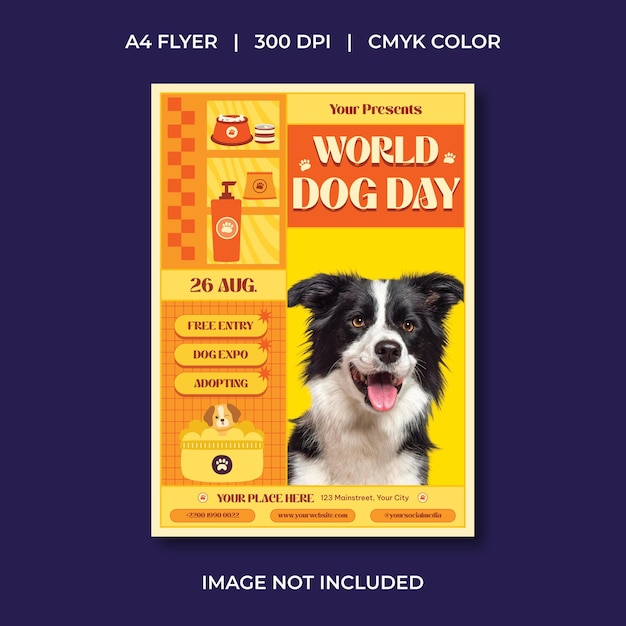 Flyer do Dia Mundial do Cão