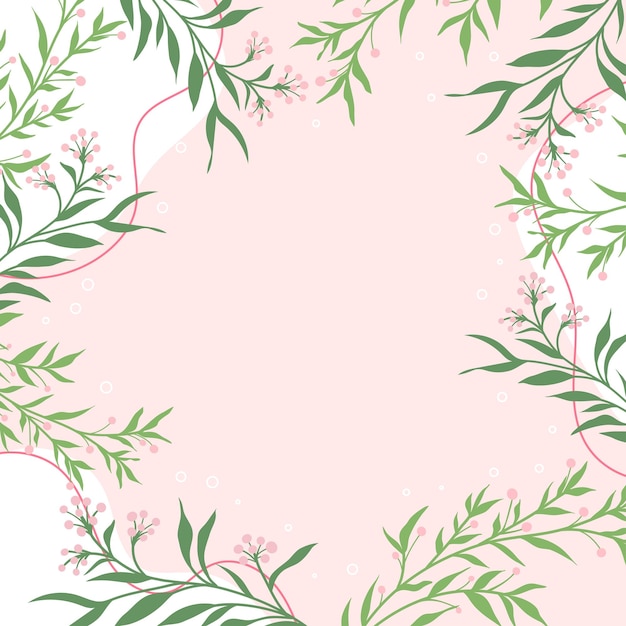 Vetor fofo kawaii floral rosa pastel abstrato fundo