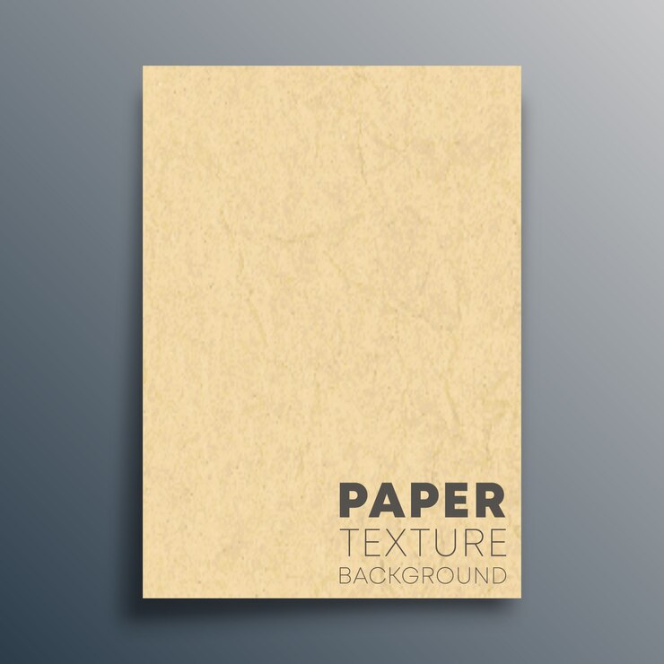 Vetor folha de papelão em branco