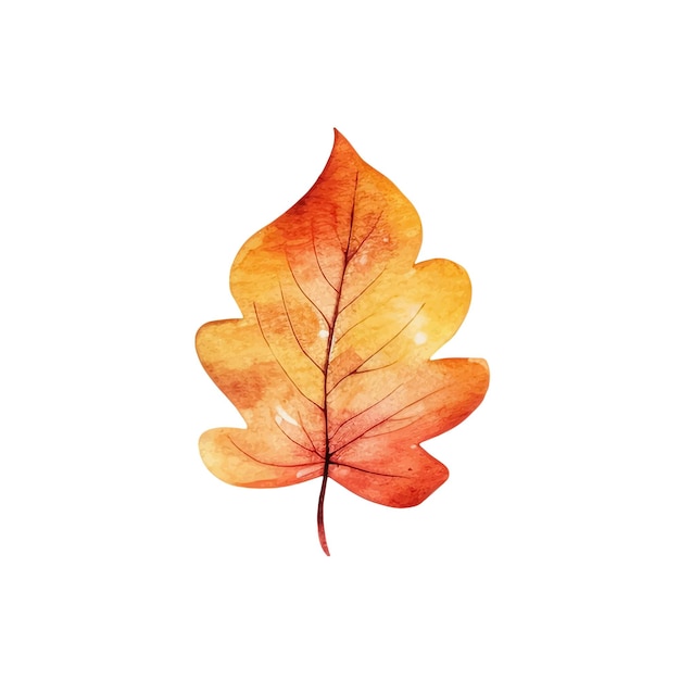 Folhas de outono watercolor