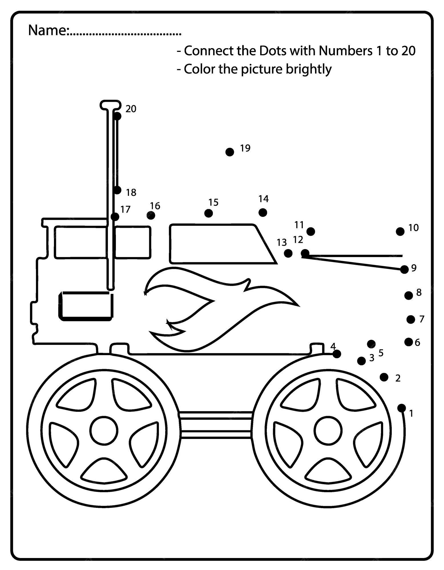 Monster Truck para colorir 13