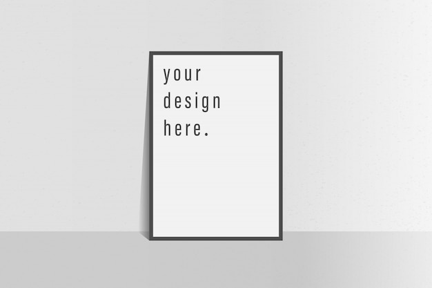 Folheto de modelo de folheto Fundo de cor branco simples