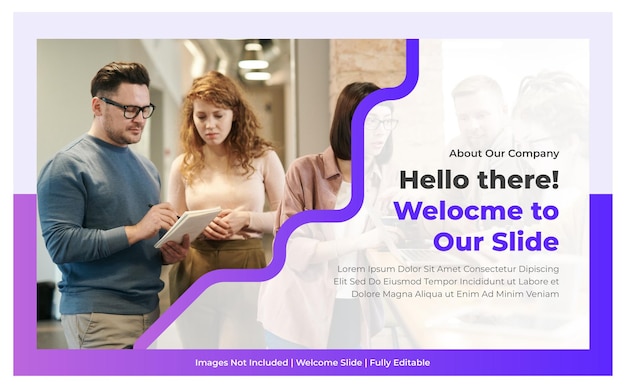 Folheto de negócios corporativos ou modelo de design de capa de relatório horizontal