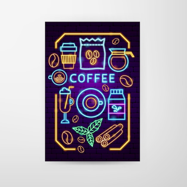 Folheto Neon Café