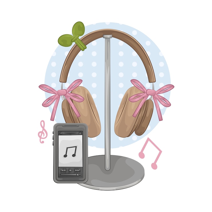 Vetor fones de ouvido