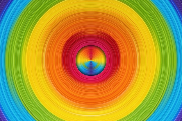 Forma curvilínea suave com cores vibrantes dinâmicas