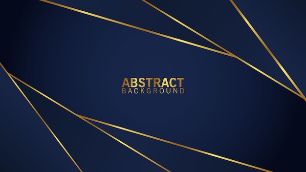 Forma geométrica abstrata de safira azul escuro estilo de luxo premium ilustração de fundo vetorial