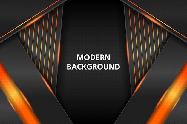 Forma sobreposta diagonal de fundo moderno com gradiente laranja