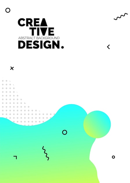 Formas de cores líquidas para fundos de pôsteres de composição Capas abstratas na moda Design futurista vetor Eps10