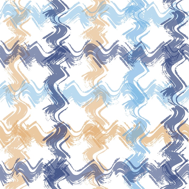 Formas onduladas sobrepostas de várias cores formam um padrão criativo
