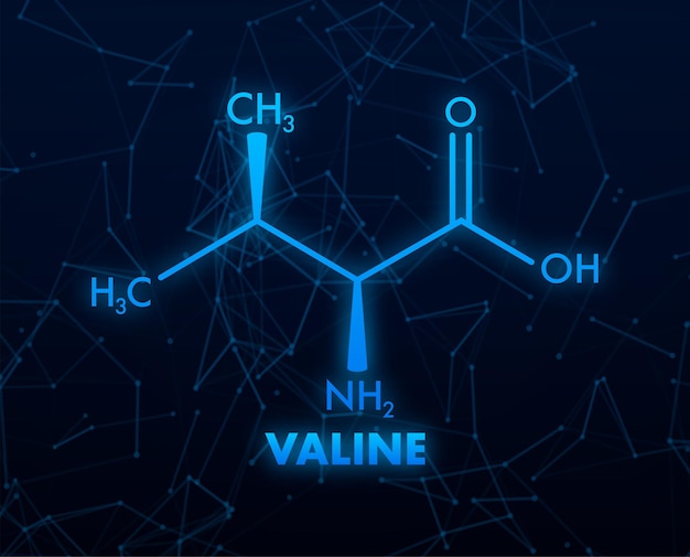 Fórmula de valina para design médico fórmula de valina excelente design para qualquer finalidade