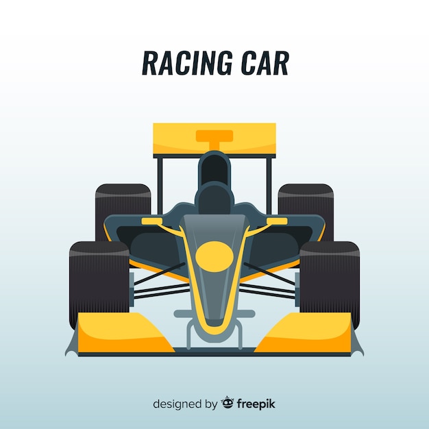 Fórmula moderna 1 design de carro de corrida