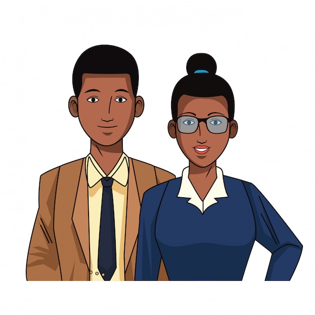 foto de perfil do negócio casal avatar isolada