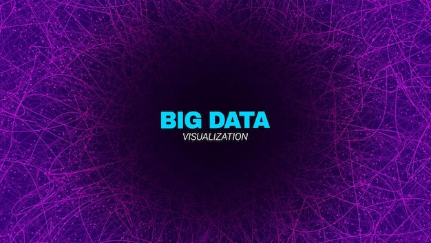 Fractal de informações de visualização de big data