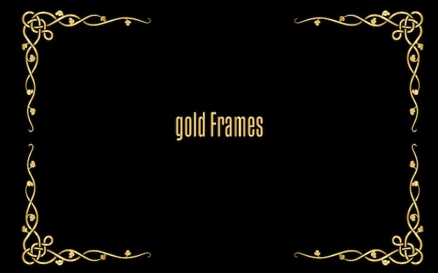 Frames dourados