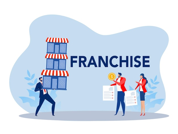 Franchise shop business start franchise small enterprise company