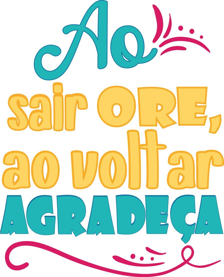 Vetor frase de gratidão
